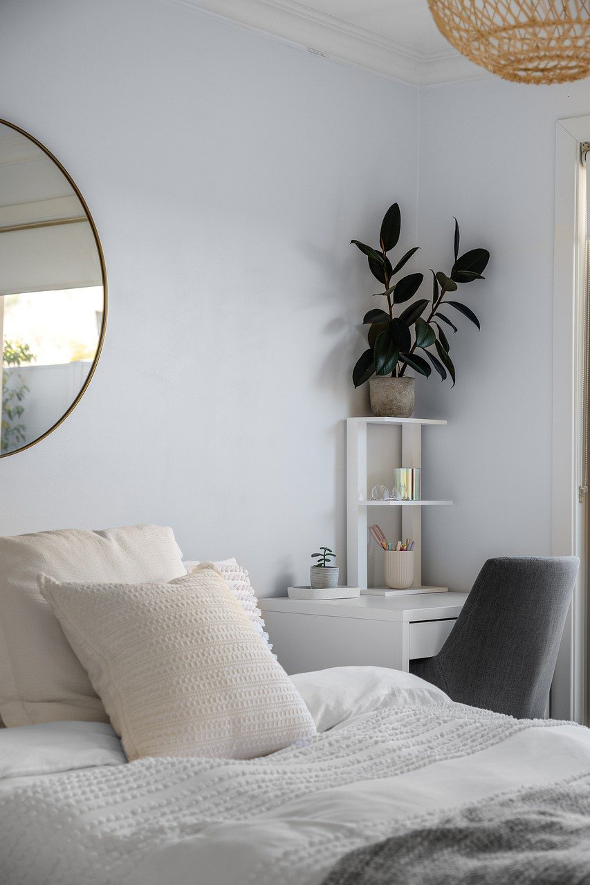 bedroom, interior design, real estate, house, modern, home